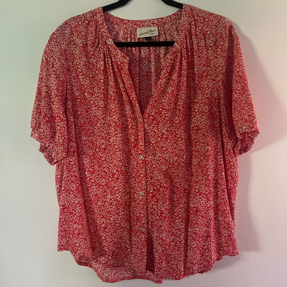 Flowery button up